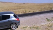 2016 - 1 Zekere yolu Mahmutlu Koyune dogru araba ile yolculuk - Yil 2016