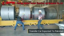 Motorised Rail Coil Transfer Cart/Customized Trackless Coil Transport Trolley