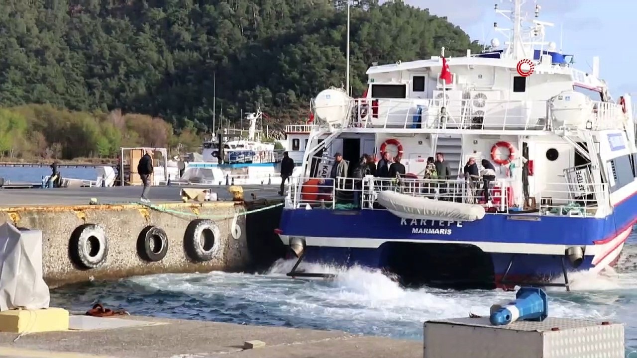 Marmaris limanın gelen yolcu girişine termal kamera takıldı