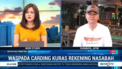 Waspada Carding Kuras Rekening Nasabah