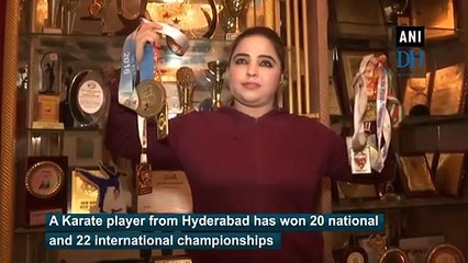 #SheInspiresUs: Young Karate player from Hyderabad is winner of 22 international Karate championships