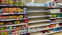 - Londra'da marketlerde sağlık ve temizlik ürünü rafları boşaldı