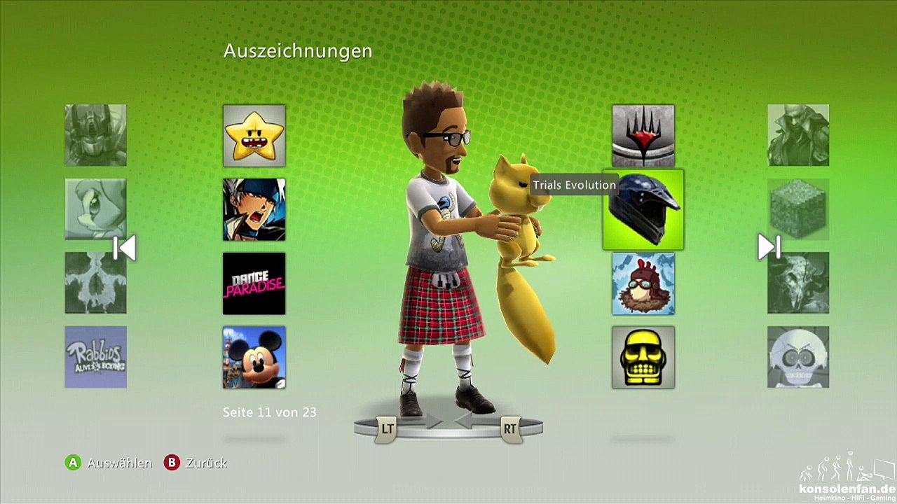 Trials Evolution ► Avatar Awards