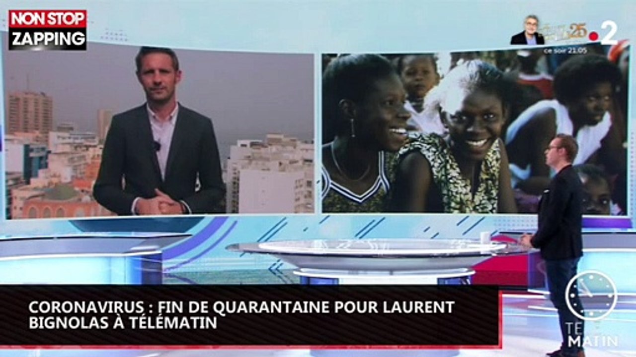 Coronavirus : Fin de quarantaine pour Laurent Bignolas à Télématin (vidéo)