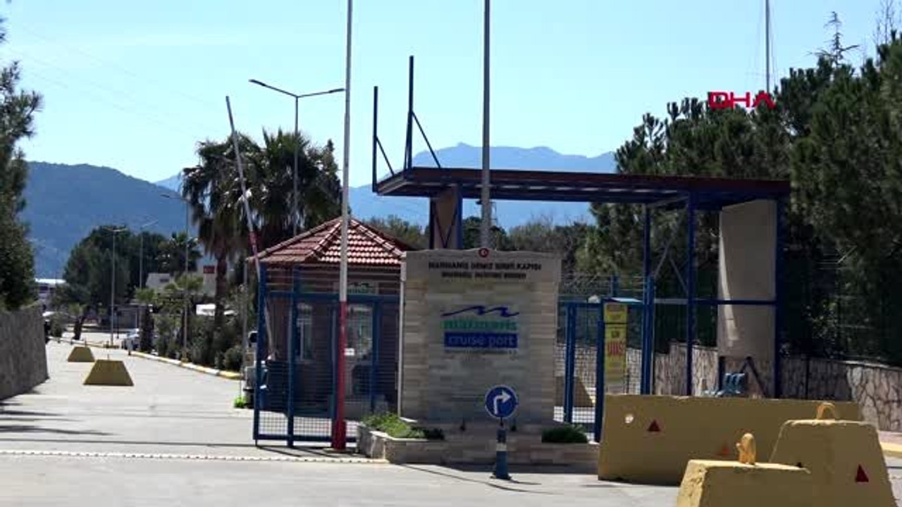 MUĞLA Marmaris Deniz Gümrük Kapısı'na termal kamera takıldı