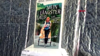 ZONGULDAK-Nepal yürüyüşünde Zonguldak'a ulaşan Rosie Türk kadını çok güçlü