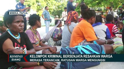 Ketakutan Karena KKB, 900 Lebih Warga Tembagapura Memilih Mengungsi