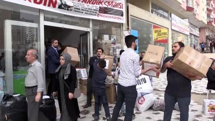 İdlib'e 4 tır yardım malzemesi gönderildi