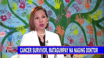 Cancer survivor, matagumpay na naging doktor
