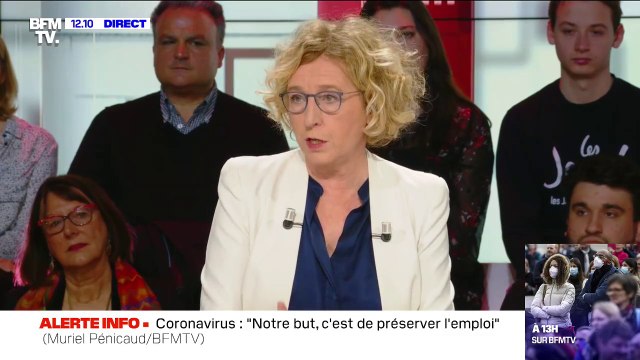 Coronavirus: 900 entreprises nous ont demandé le dispositif du chômage partiel , déclare Muriel Pénicaud