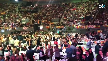 Vox celebra su asamblea en Vistalegre