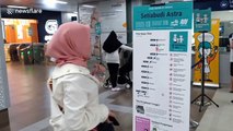 Coronavirus: Jakarta metro passengers tested before travelling