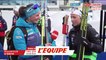 Tiril Eckhoff interviewée par Julia Simon - Biathlon - CM (F)