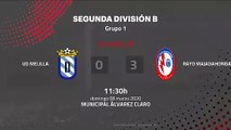 Resumen partido entre UD Melilla y Rayo Majadahonda Jornada 28 Segunda División B