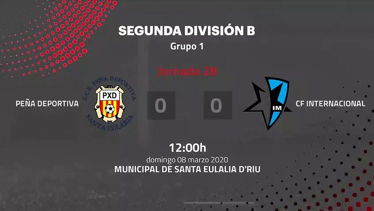 Resumen partido entre Peña Deportiva y CF Internacional Jornada 28 Segunda División B