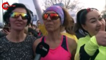 Dünya Kadınlar Günü'nde binlerce kadın koştu