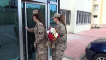 Jandarma, 8 Mart'ta şehit eşlerini yalnız bırakmadı