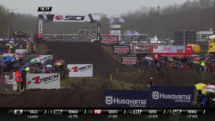 Jago Geerts passes Maxime Renaux - MX2 Race 1 - MXGP of The Netherlands 2020