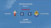 Resumen partido entre Mensajero y UD Las Palmas C Jornada 28 Tercera División