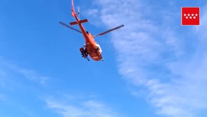 GERA ha rescatado a ciclista que se ha precipitado por un barranco