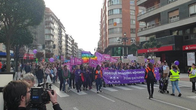 Manifestación del 8M en Oviedo
