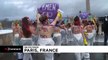 Femen protest in Paris on Women's Day