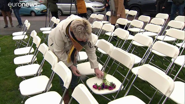 Дело MH 17: акция протеста перед посольством РФ в Гааге