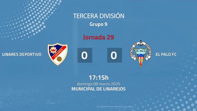 Resumen partido entre Linares Deportivo y El Palo FC Jornada 29 Tercera División