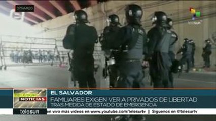 El Salvador: familiares de reclusos rechazan estado de emergencia