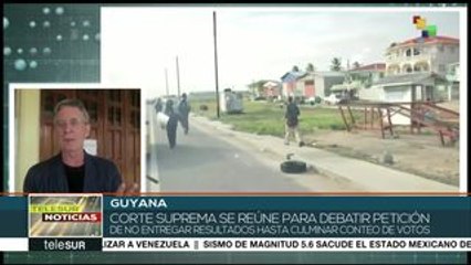 Corte de Guyana debate petición sobre los resultados electorales