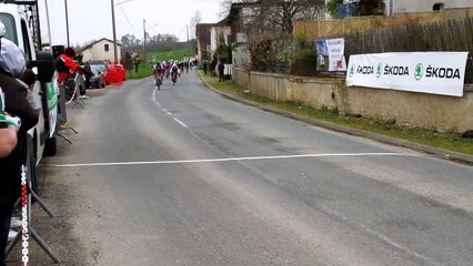 Arrivée des 3ème catégorie à St Front d'Alemps 2020