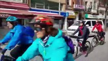 8 Mart Dünya Kadınlar Günü Bisikletle Kutlandı.