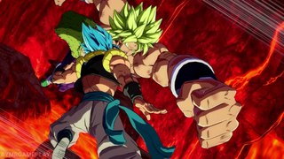 Dragon Ball FighterZ Gogeta vs Broly Dramatic Finish (Japanese & English )