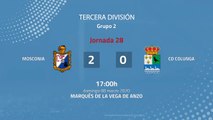 Resumen partido entre Mosconia y CD Colunga Jornada 28 Tercera División
