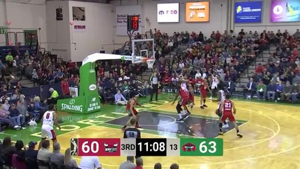 Carsen Edwards with the big dunk