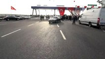 Cumhurbaşkanı Erdoğan, Kuzey Marmara Otoyolu Kınalı-Odayeri Kesimi'nde ilk sürüşü yaptı (2)