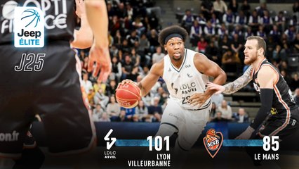 Jeep® ÉLITE : Lyon-Villeurbanne vs Le Mans (J25)