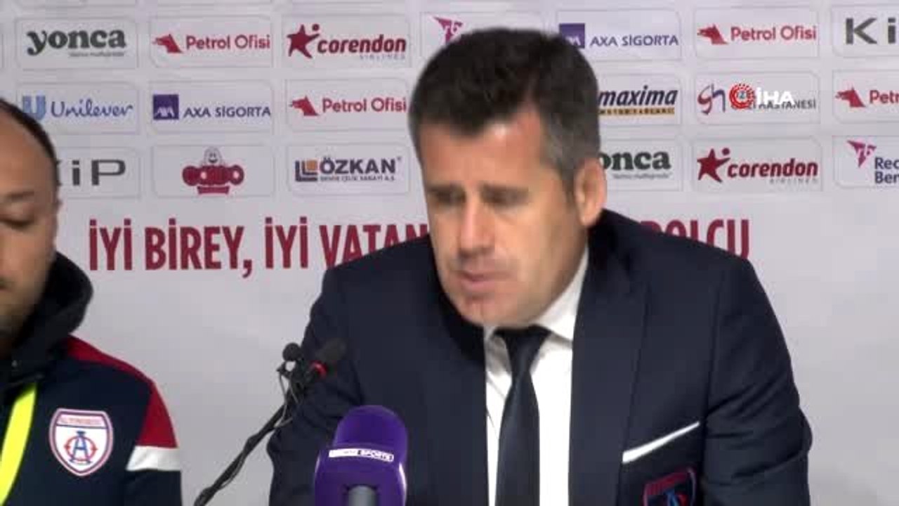 Altınordu - Ümraniyespor maçının ardından