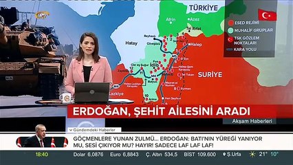 Cumhurbaşkanı Erdoğan, İdlib şehidinin ailesini aradı