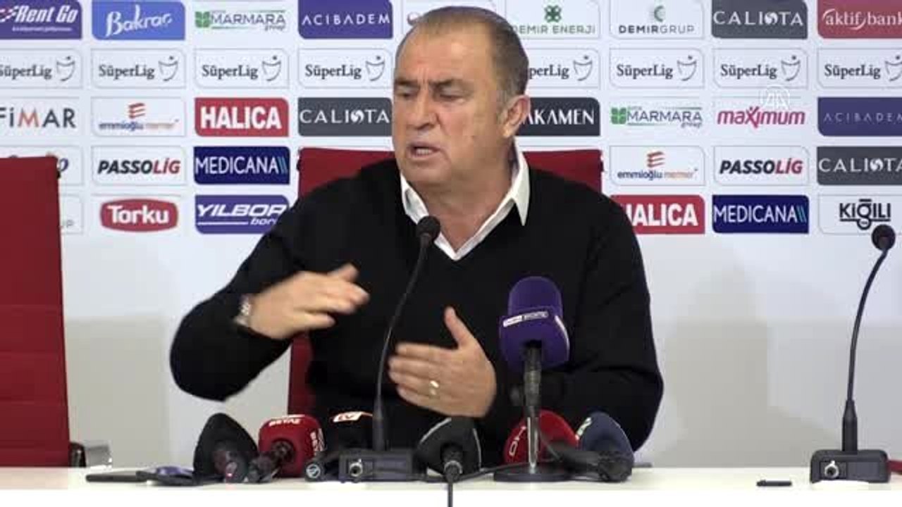Demir Grup Sivasspor-Galatasaray maçının ardından - Fatih Terim (2)