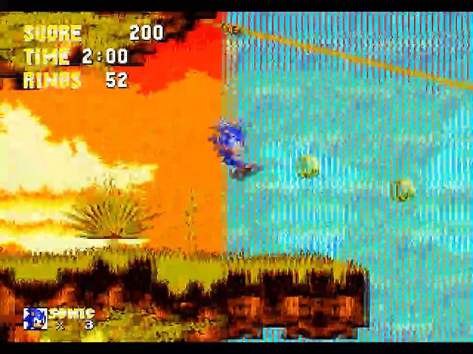 Sonic 3 & Knuckles Angel Island Monkey Dude Pacifist Run Challenge
