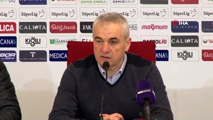 Rıza Çalımbay: "Takımımdan çok memnunum"