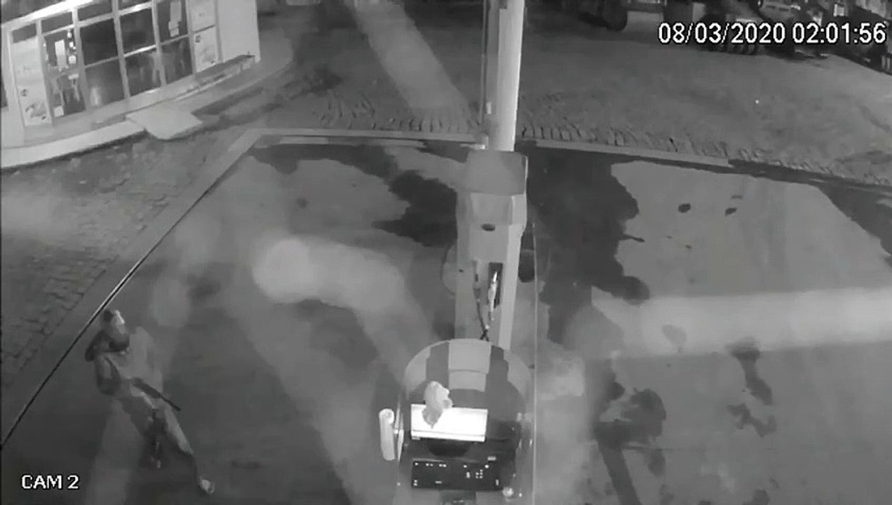 Assalto em posto de combustível no ES
