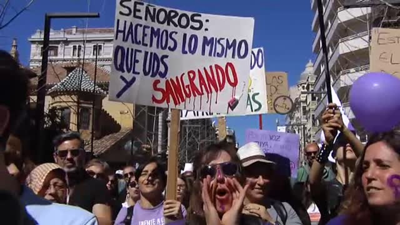 El feminismo reclama en las calles derechos y libertades para todas las mujeres