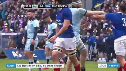 Rugby : défaits en Écosse, les Bleus disent adieu au Grand Chelem
