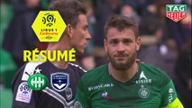 AS Saint-Etienne - Girondins de Bordeaux (1-1)  - Résumé - (ASSE-GdB) / 2019-20