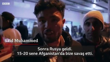 Afganlı sığınmacının çığlığı: Sadece yaşamak istiyoruz