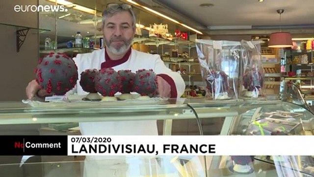 Шоколадный коронавирус из Франции