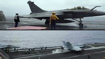 US & French Aircraft Carriers  - Exercise Mediterranean Sea March 3. 2020