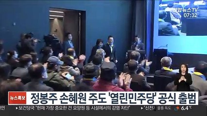 정봉주 손혜원 주도 '열린민주당' 공식 출범